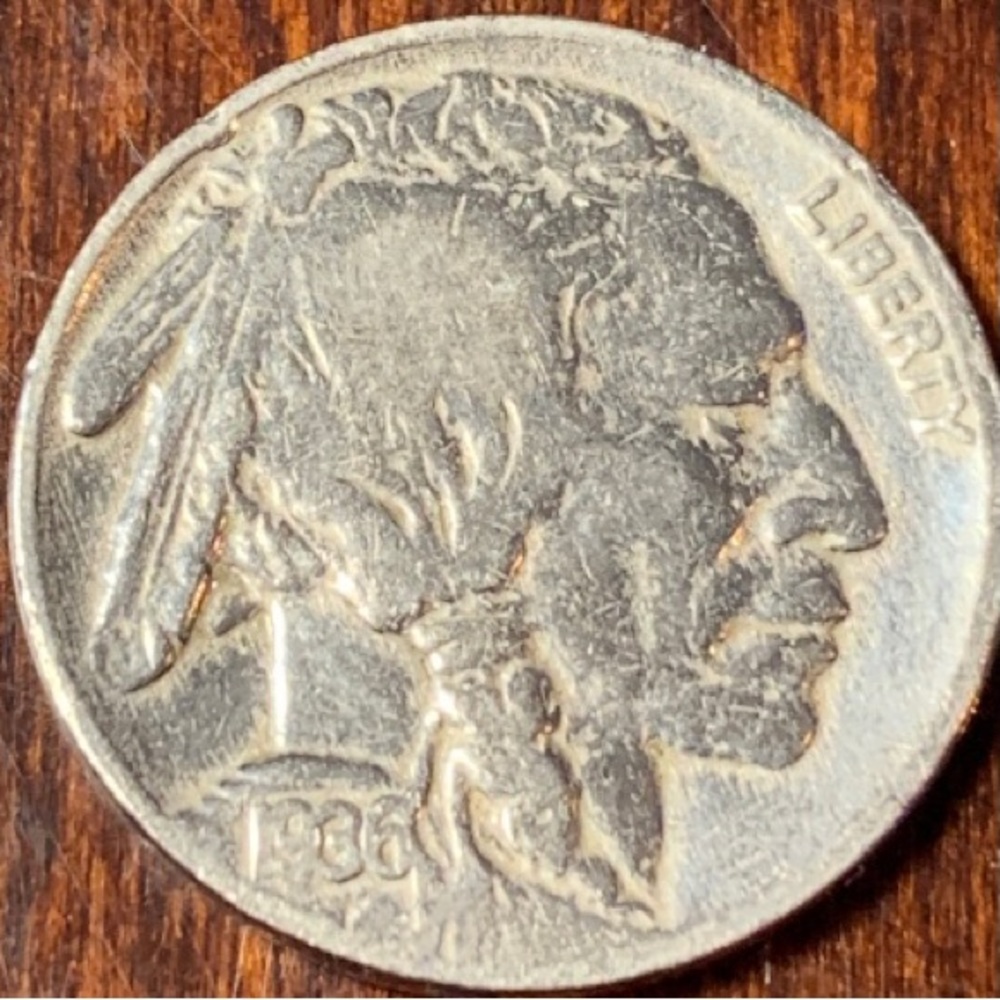 1936 Indian Head Buffalo Nickel